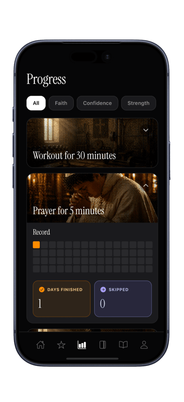 Reborn — personalized plan and progress